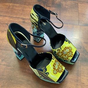 Roberto Cavalli limited addition silk multicolored